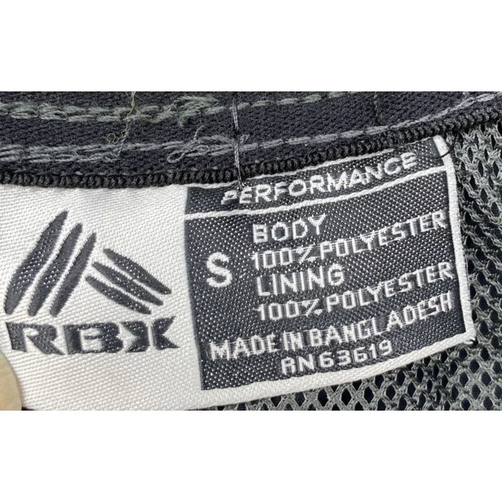 RBX Performance Men's Small Blue Track Pants Mesh Lined Orange Zipper Joggers S